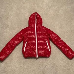 Duvetica Red Down Puffer Jacket